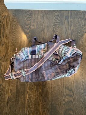 Ivivva Purple Pink Patterned Kids dance bag Duffel Bag